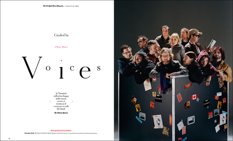 Voices,  New York TImes Magazine